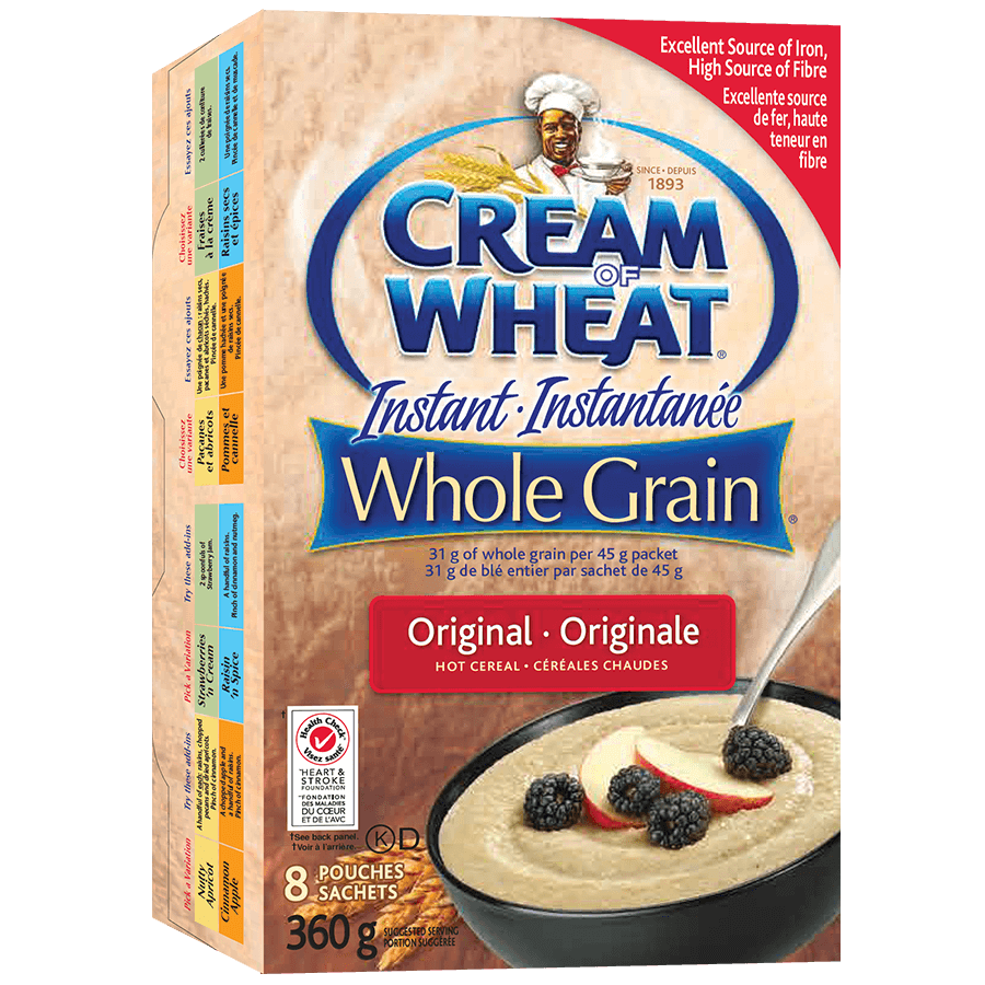 Cream of Wheat, Instant Hot Cereal, Variety Pack, Box of 10 Packets