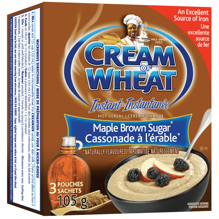  Cream of Wheat Maple Brown Sugar Instant Hot Cereal